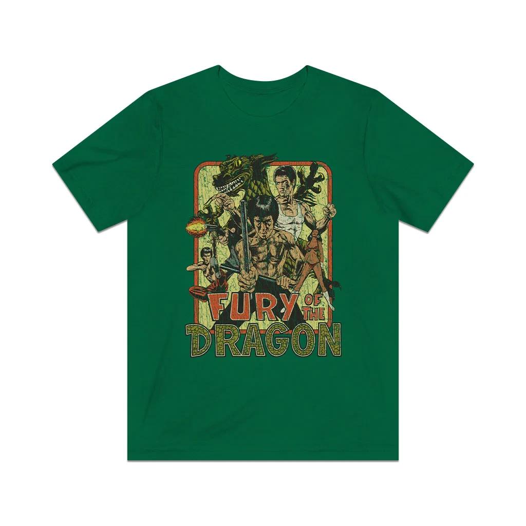 

Fury of the Dragon 1976 Vintage Men s T shirt 3XL