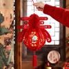 Felt Spring Festival Lantern Red New Year Hanging Ornament 2027 Hanging Sheep Lantern  Wedding
