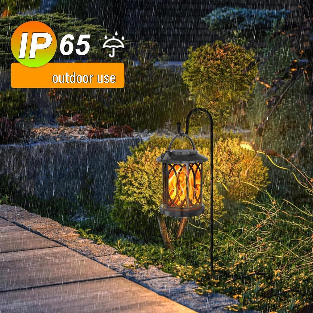 High-Power Solar Flame Lantern for Outdoors – Versatile Street, Courtyard, and Landscape Lighting