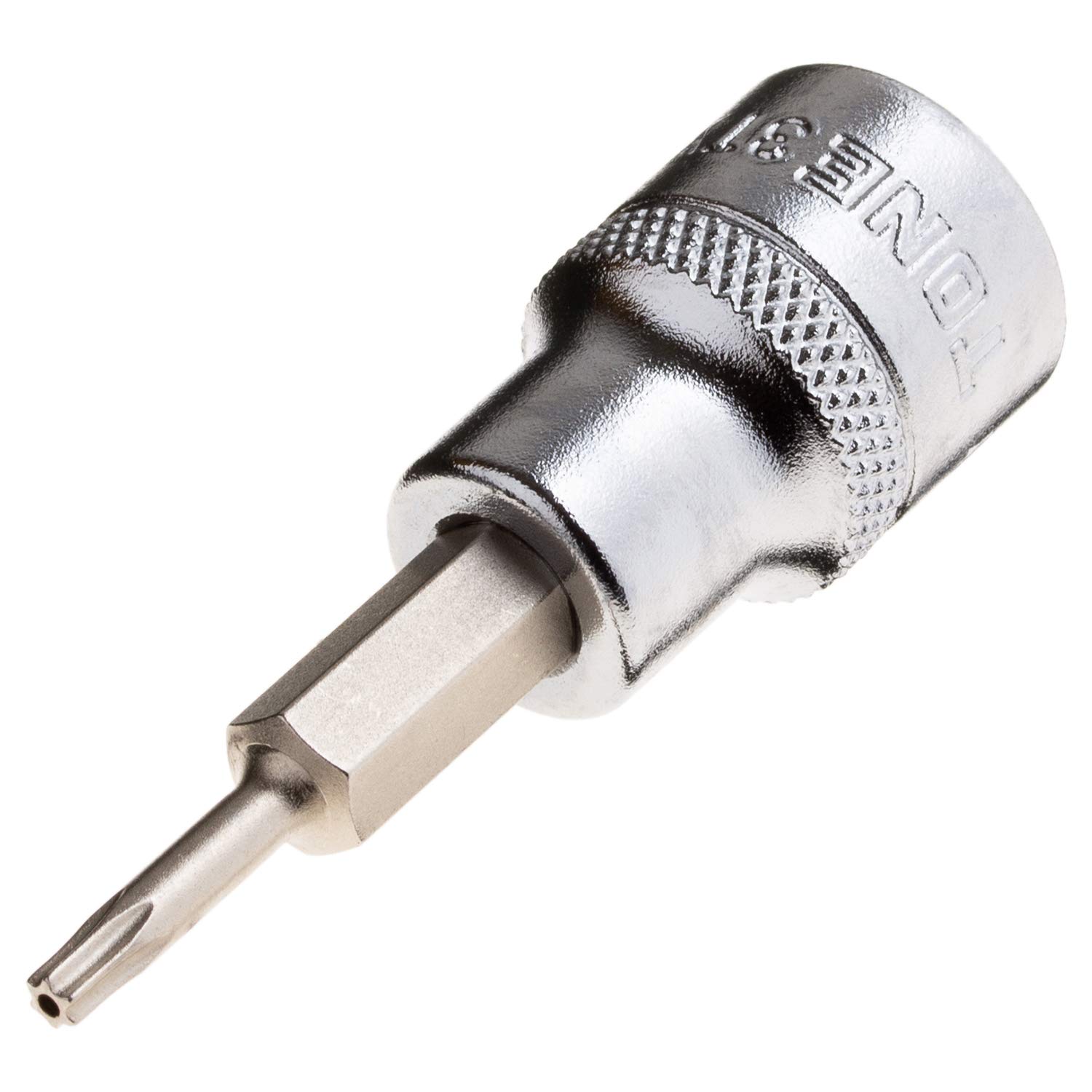 

TONE Torx Socket T10H (Tamper-Resistant), 3TX-T10H, 9.5mm (3/8 ) Drive,