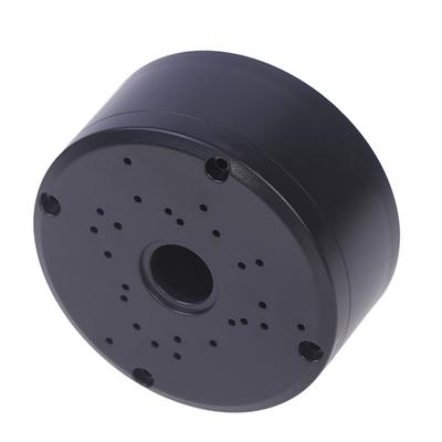 Soporte de Cámara CCTV Negro Caja de Conexiones Cable Base Profunda Soporte de Montaje para Cámara Soporte Redondo para Cámaras Domo