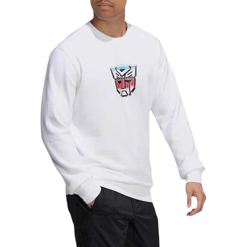 New Transformers X Adidas Sweatshirts Men's White HN4183