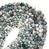 4 6 8 10 12mm Natural Tree Agate Stone Beads Round Loose Gemstone Beads For Jewelry Making DIY Bracelets Necklace Accessories