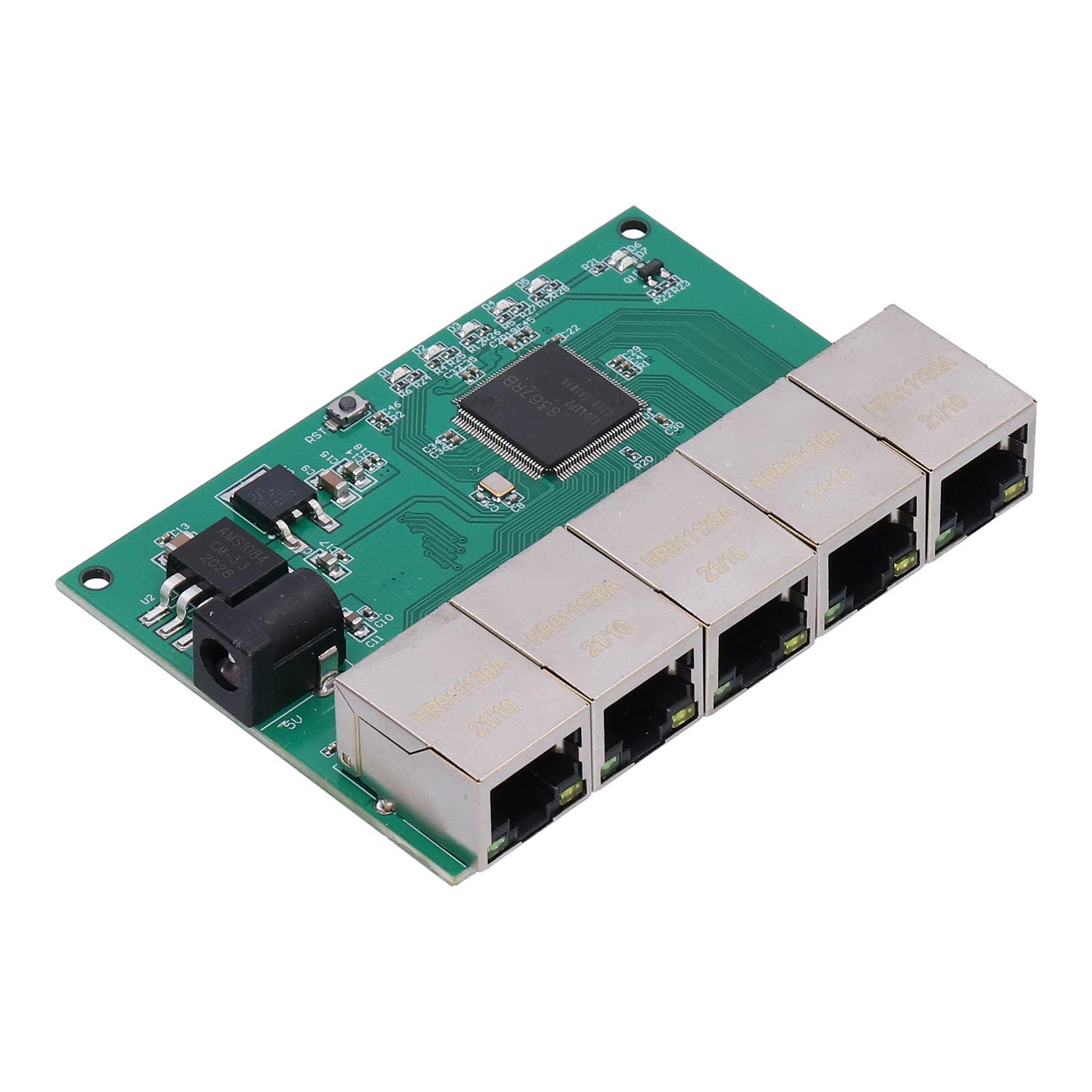 

5-портовий модуль комутатора 1000M 100M ACTIVE Gigabit Ethernet Block Based for RTL8367RB DC 5V