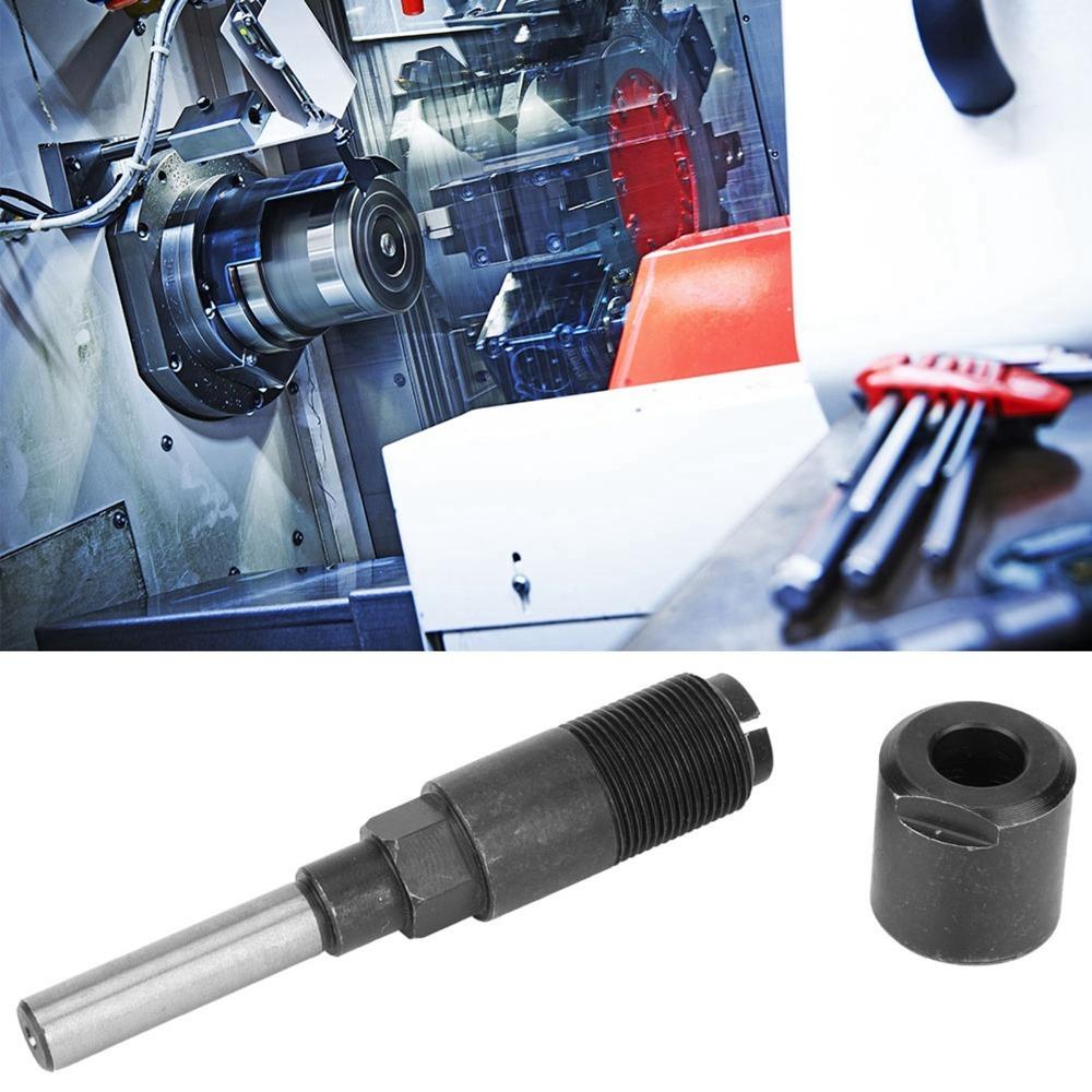 1/2 Inch Shank Router Bit Collet Extension 2-1/4 Inches Additional Travel Hard Alloy Collet Extension Rod 6.35mm (Shank)