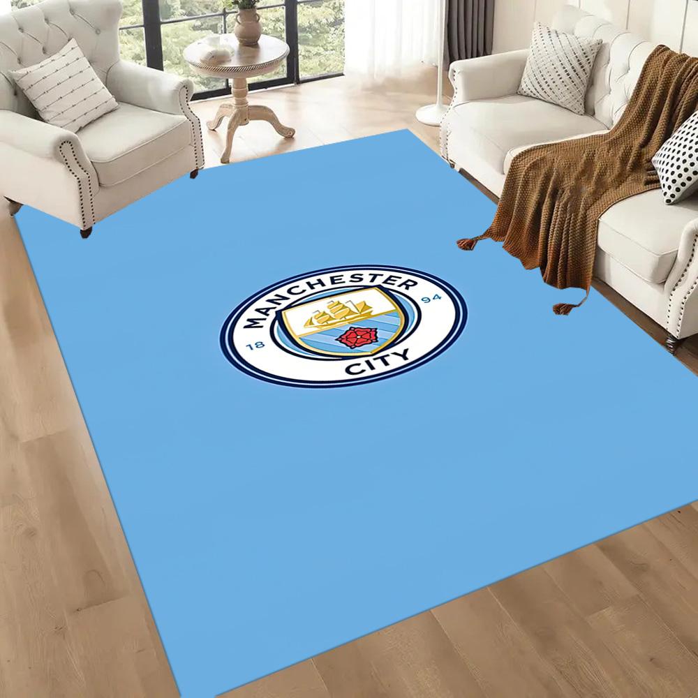 Manchester City Floor Mat Design For Living Rooms Entryway Dining Room Hallway Antislip Carpet Decorate Offices Perfect Birthdaychristmas Gift Idea