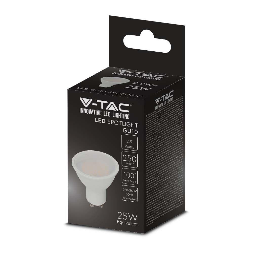 V-TAC LED Bulb 2.9W GU10 VT-2333 6500K 250lm