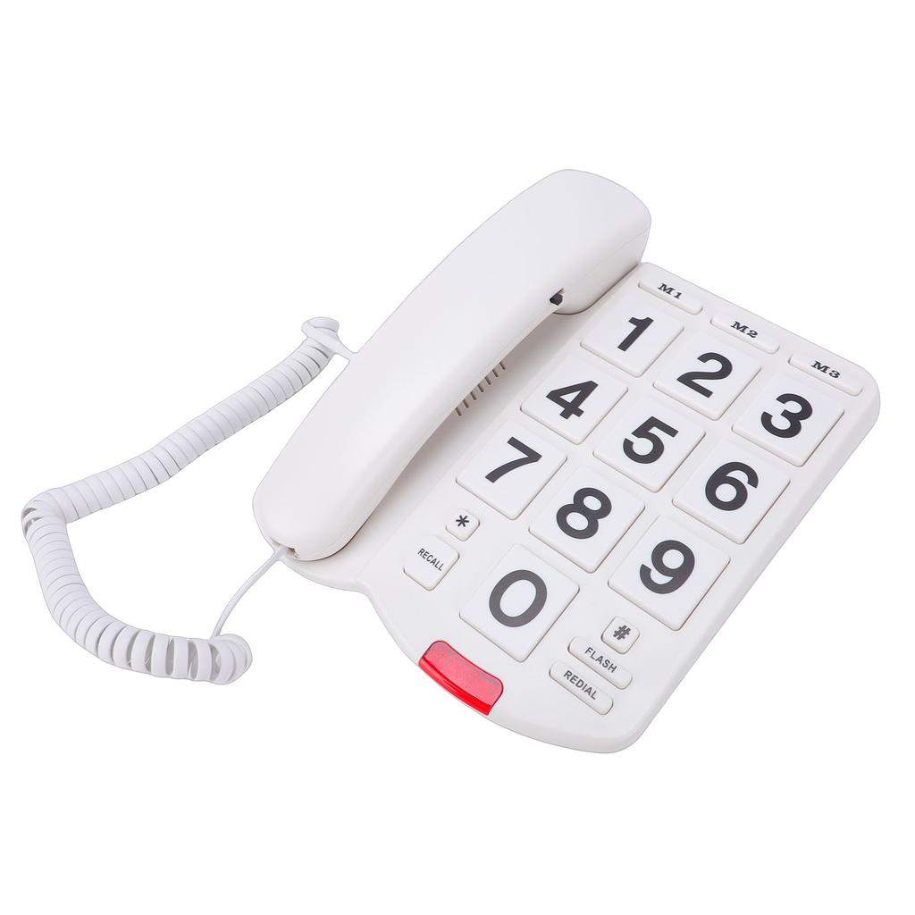 Large Keys Corded Phone   Speed   Landline Phone with 110dB Loud   Flashing Indicator   Function for Seniors