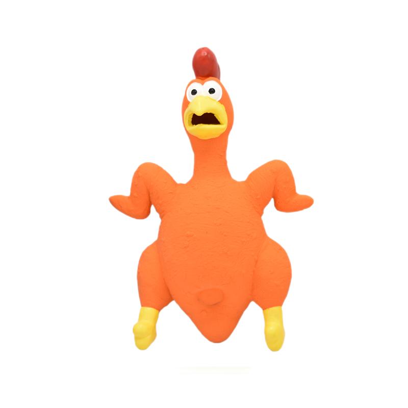 Στριγγλιστά Λαστιχένια Παιχνίδια Σκύλου Σκύλος Λατέξ Παιχνίδι Μασήματος Κοτόπουλο Ζώο Ανθεκτικό στο Δάγκωμα Κουτάβι Παιχνίδι με Ήχο Αξεσουάρ Σκύλου Για Μικρό Μεσαίο Μεγάλο Σκύλο