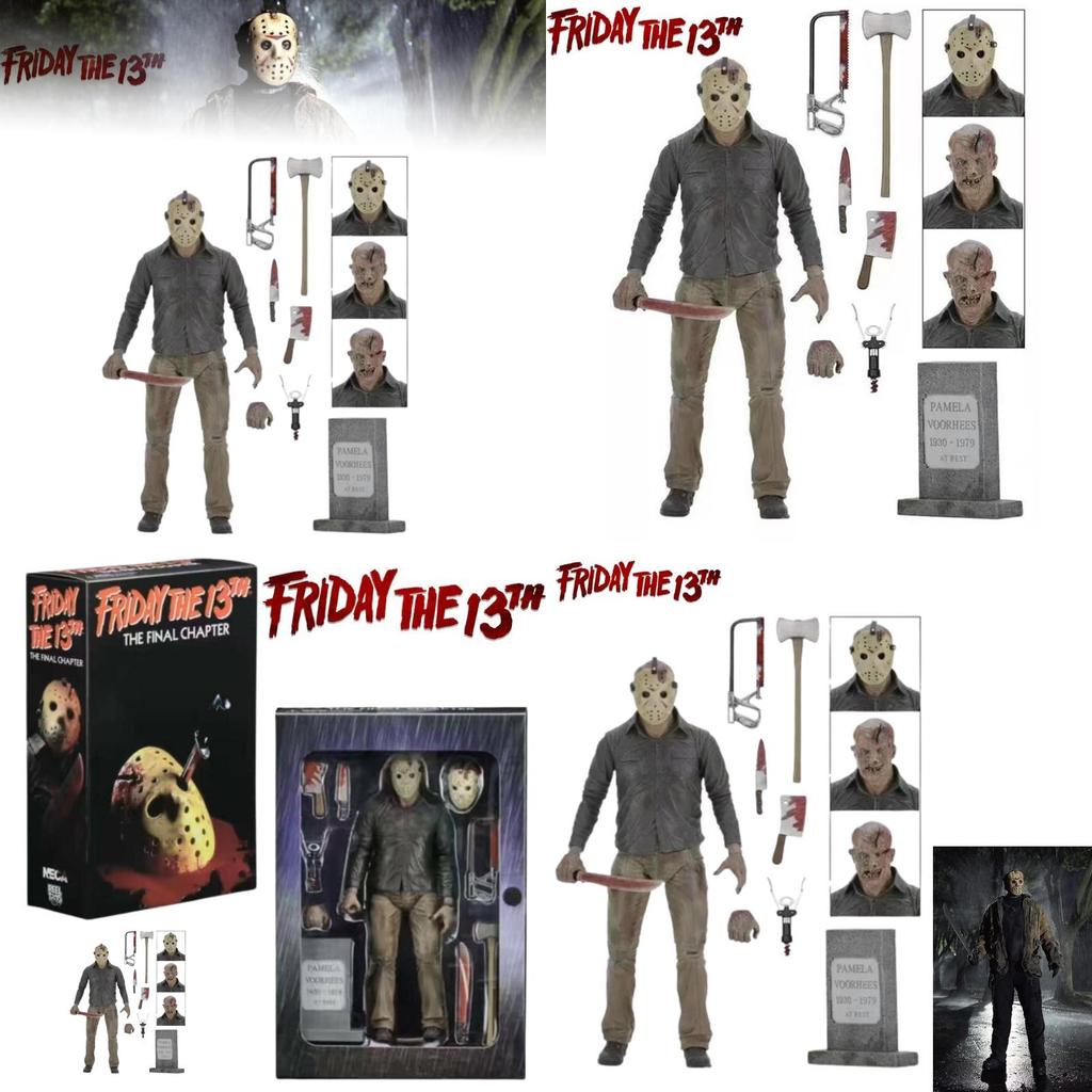 Black Friday Horror Street Freddy Jason Action Figure Model Toy
