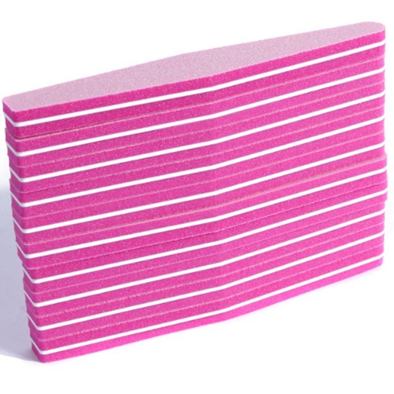 

10 шт., пилочка для ногтей, губка-буфер, двухсторонняя полировка, полировка, инструменты для дизайна ногтей розовый