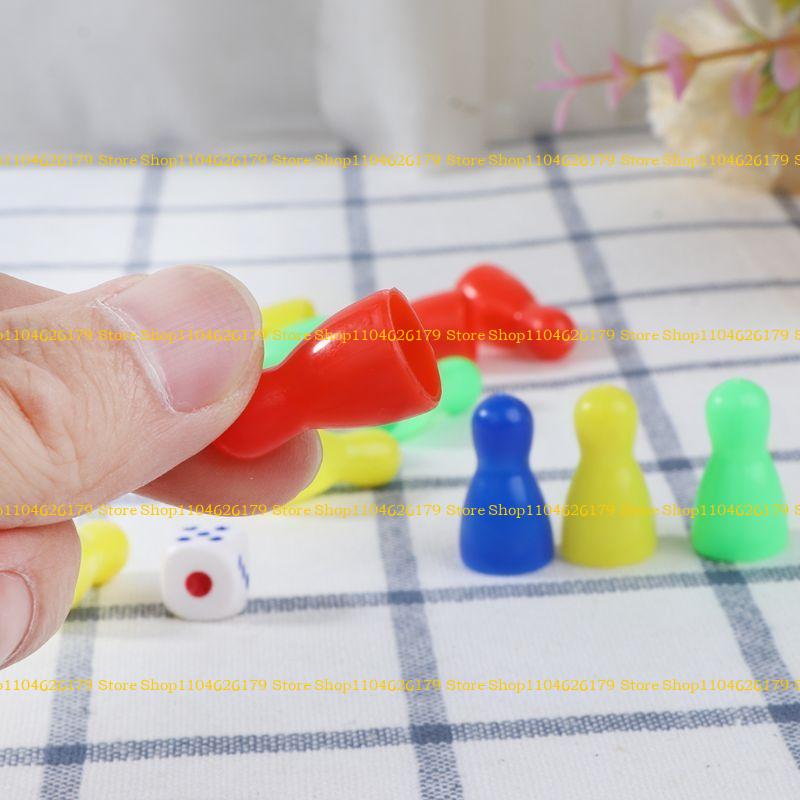 A1A2 Small Checkers Chess Pawn Set, Desktop Colorful Small Pawn, Game Pawn, for Home Games Accessories Gift Chessman