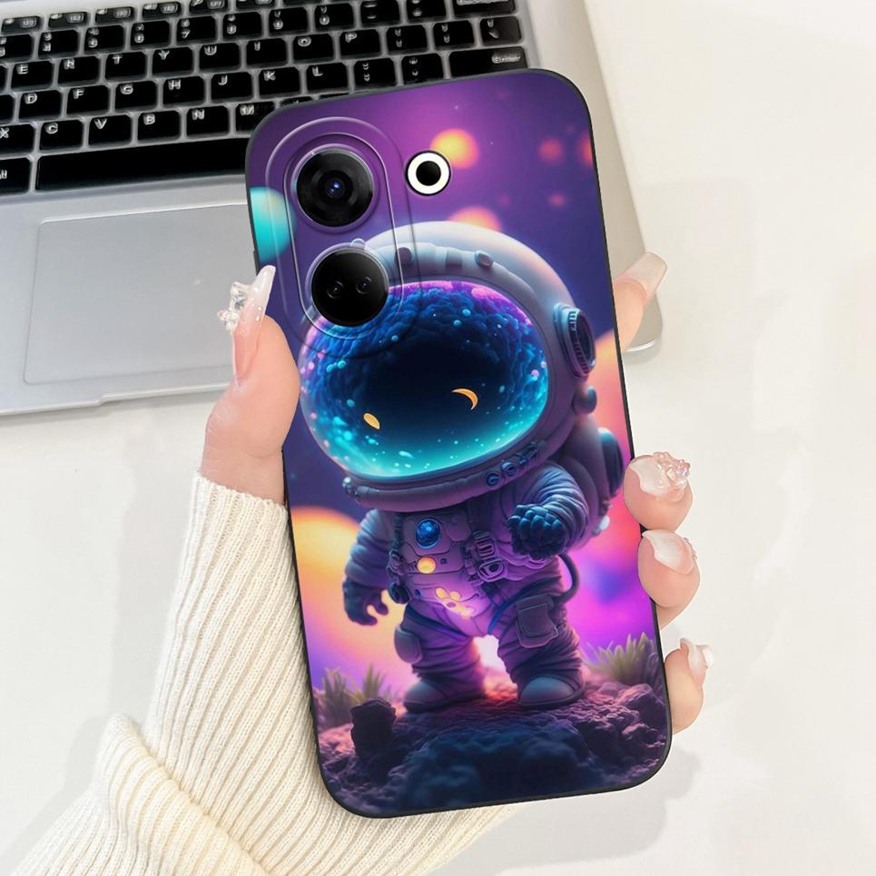 Luxury Fashion Back Cover For Tecno Camon 20 Pro 4G 5G Shockproof Coque On Camon 20 Premier Camon20 Phone Case Rabbit Cat Bumper