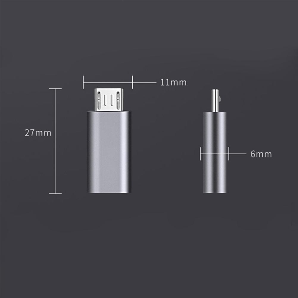 Adaptér typu C samica na micro Android Adaptér konektora kábla USB na rýchle nabíjanie kompatibilný pre Sumsung Huawei Xiaomi
