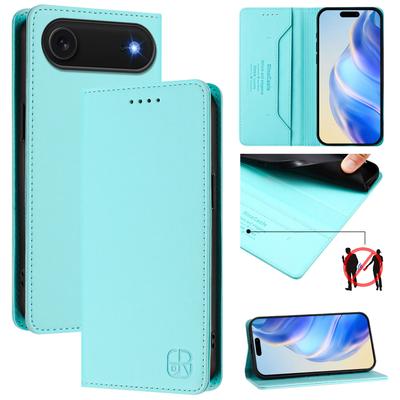 For iPhone 17 Air Leather Case RINACASIS RC01 Phone Cover with RFID Blocking Wallet Stand