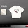Li Ning X Staple Collaboration Series Sports Casual Minimalist Solid Color Letter Loose Short Sleeve T-Shirt Men Tops Off-White AAEV029-1