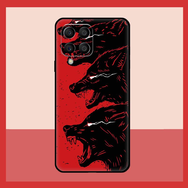 wolf art black Case For Samsung Galaxy M11 M31 M14 M34 M54 M12 M32 M52 M15 M13 M06 M16 M36 M56 M53 M35 M55