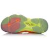 Li Ning Ranger Chameleon Sockenüberzug Stoßdämpfung Rebound High-Top Badmintonschuhe Unisex Schuhe Fluoreszierend-Orange AYAM009-4