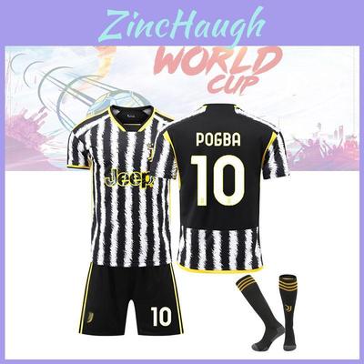 Elegante Kit de Camiseta Local de la Juventus Con Calcetines Diseño 10 Tejido de Fibra de Poliéster Múltiples Tallas