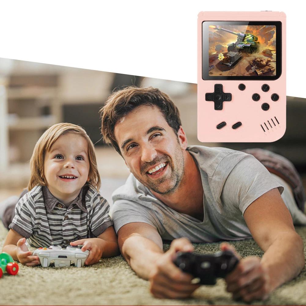 800 Games Handheld Video Game Console 3 Inch TFT Screen with 500/400 FC Classic Games Nostalgic Games Console for Kids and Adult