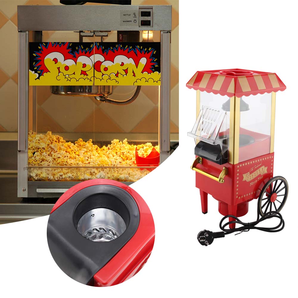 Compact Electric Hot Air Popcorn Maker Making Corn Machine For Home Party