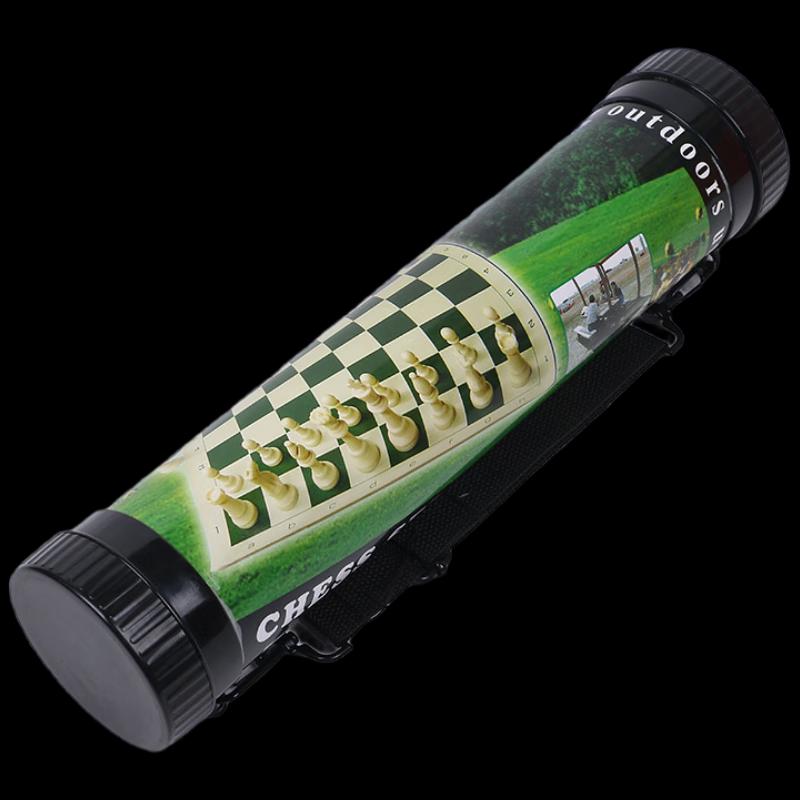 Brangdy Portable Plastic International Chess Set