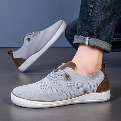 Herren Weite Barfußschuhe Lässige Sneaker Outdoor Leichte Walking Flats Große Größe Herrenschuhe Atmungsaktive Mesh Schuhe für Herren