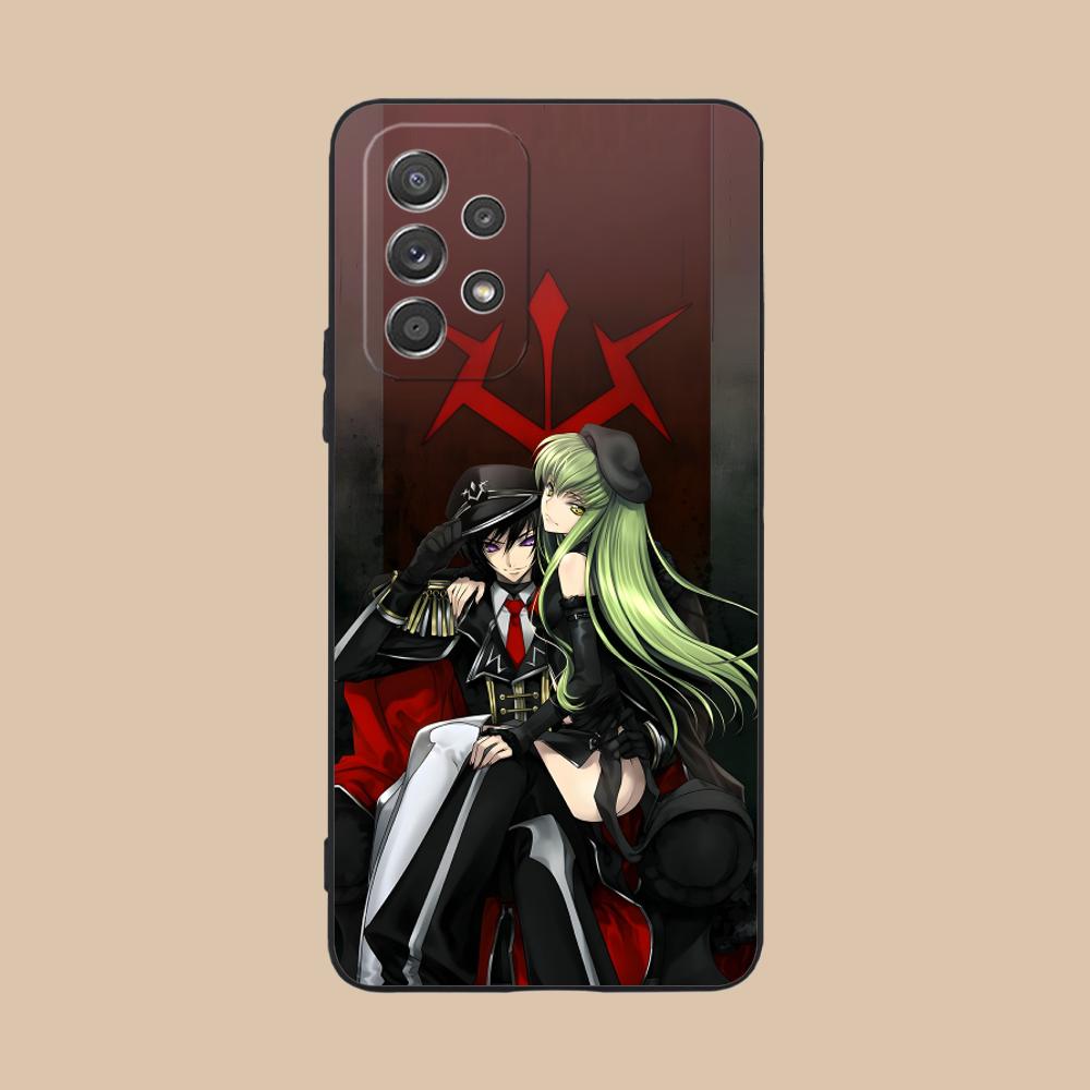 Anime Lelouch Phone Case for Samsung Galaxy A56 55 54 53 52 51 36 35 34 23 16 15 5G Soft TPU Shockproof Cover