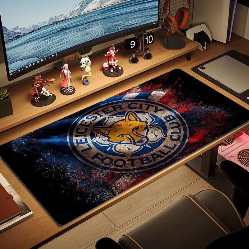 Leicester City Football Club Print  Cushion Non-slip Laptop Tablet Big Mousepad XXL Mat Mini PC Playmat With Lock edge