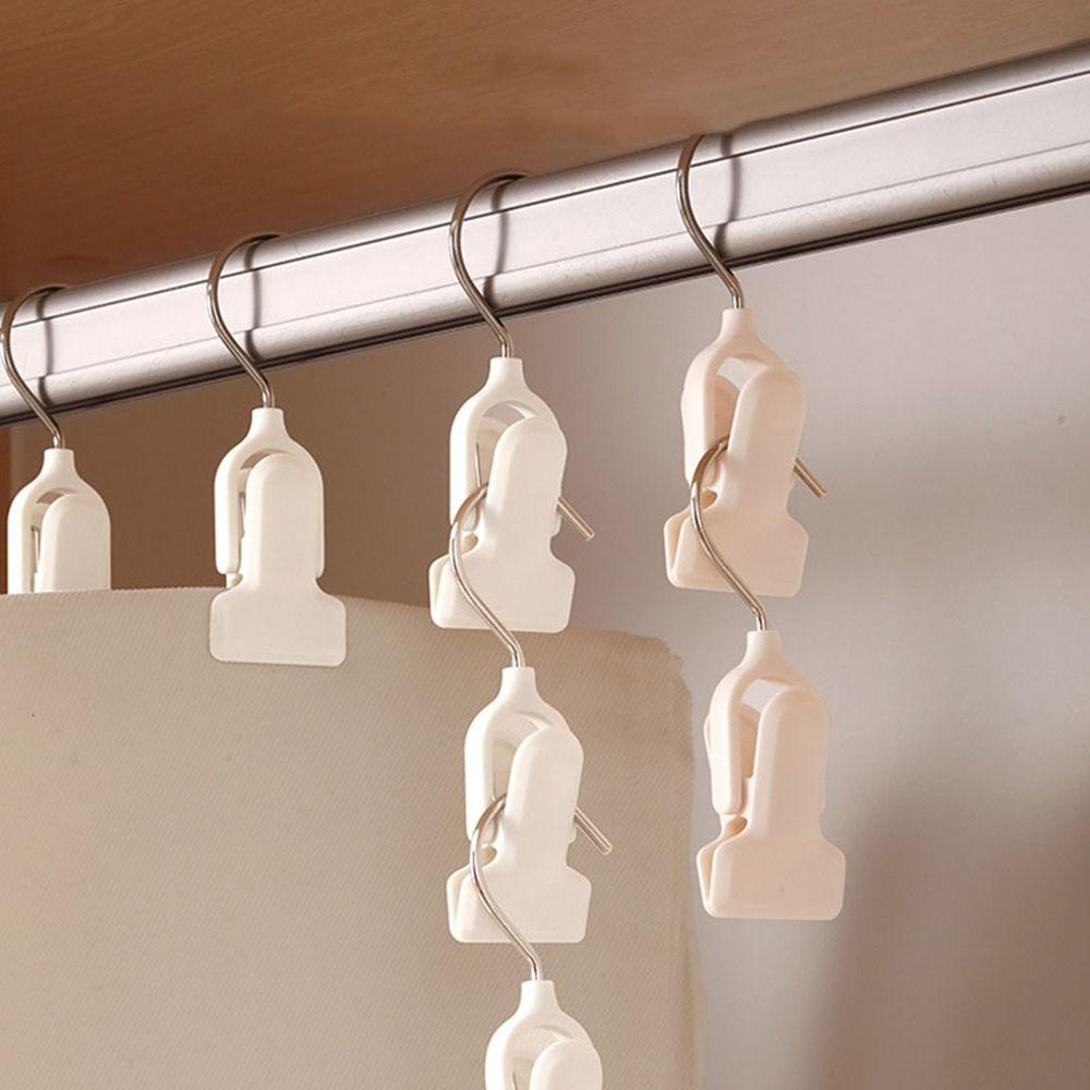 10Pcs Anti-slip Pants Socks Storage Clip Plastic Laundry Clothes Pegs Hats Storage Clip  Hats