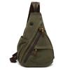 New Chest Bag  Men Simple Canvas Fashion One Shoulder Crossbody Bag Travel Hiking Camping Sling Bag for Male