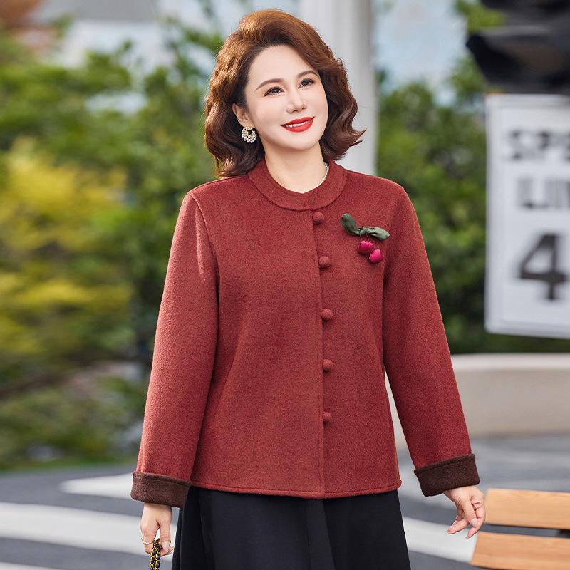 Spring Casual Coat for Women 40-60: Stylish Top for Middle-aged & Elderly