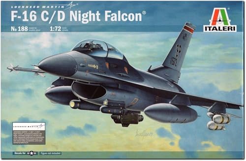

Місце Italeri 1/72 масштаб Американський F-16C/D Knight Falcon пластиковий модельний набір IT0188 (літак)
