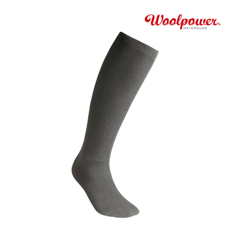 [WOOLPOWER] Liner Wool Socks High (8481) black
