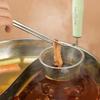304 Stainless Steel Fine Mesh Spoon Hanging Hot Pot Filter Spoon Strainer With Plastic Handle Colander Kitchen Utensil