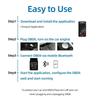 Car Diagnostic Tool NEW Bluetooth V1.5 Mini Elm327 OBD2 Scanner OBD Code Reader For Android Windows Symbian English Worldmuma
