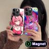 Zenless Zone Zero Aria Glass MagSafe Mobile Phone Case for iPhone 17 16 15 14 13 12 11 Air Pro Max Plus Mini Colorful Cover