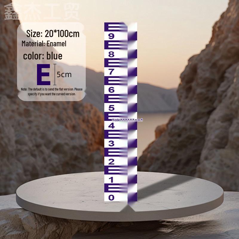 Stainless Steel & Aluminum Water Depth Measuring Ruler