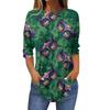 Womens T Shirts 3/4 Sleeve Shirts Solid Color Pullover Summer Spring Tops Blouses