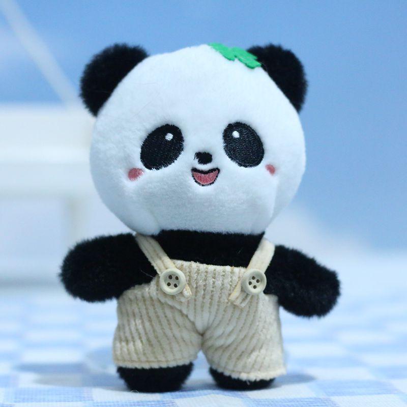 

Stylish And Fun Plush Panda Keychain With Soft Pp Cotton And Eyecatching Colors абрикосовый