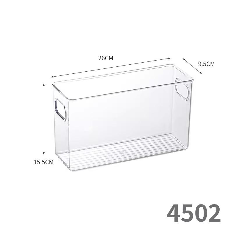 Extra Long 40cm Transparent Narrow Storage Box, 15cm Wide, Waterproof Drawer Organizer