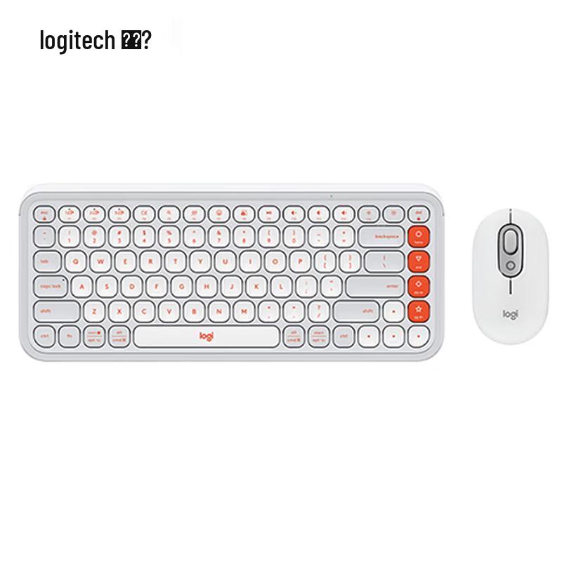 

Logitech POP ICON COMBO Wireless Keyboard and Mouse Set