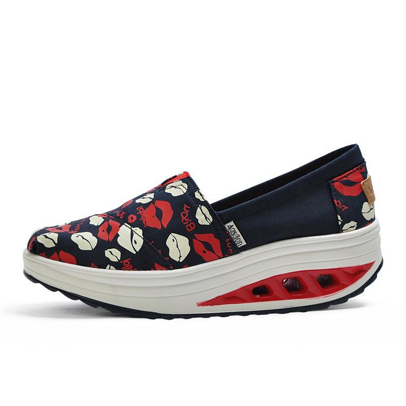 Rocking Shoes New Casual Student Canvas Shoes Lazy Shoes Harajuku