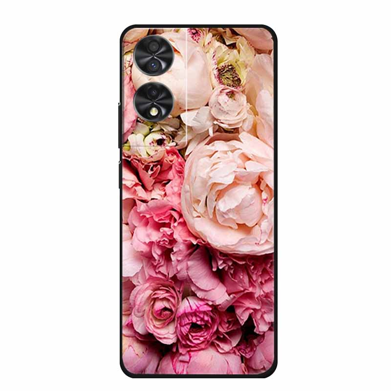 Para TCL 40 NxtPaper 4G 6.78" Funda Animales TPU Silicona Suave Fundas de Teléfono Cubierta para TCL40 NxtPaper Protector Lobo Dibujos Animados Coque