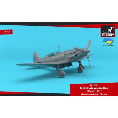 Armory 1/72 MiG-3 Late Model 1941 Plastic Model AMR72011