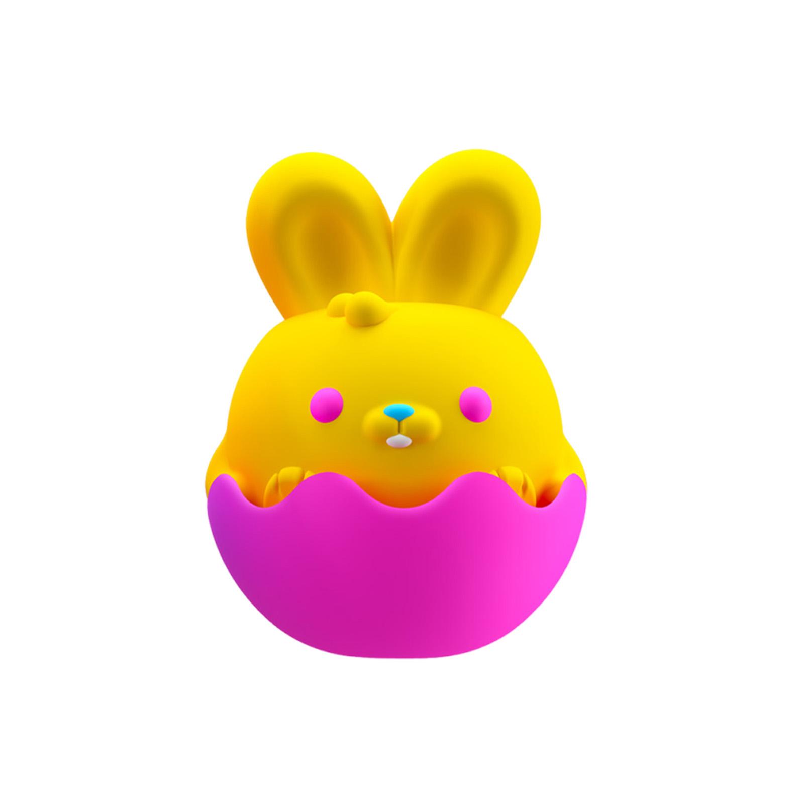 Stress Relief Toy Egg Squeezable Toy Egg-shaped With Slow One Size жёлтый