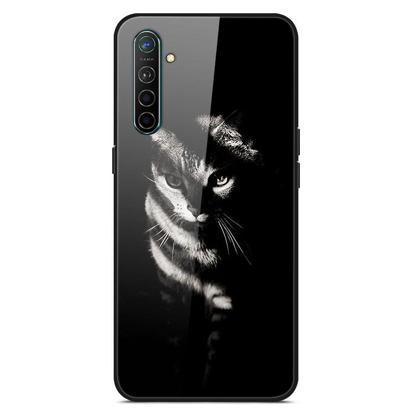 For OPPO Realme XT Tempered Glass Case Soft Bumper Hard Funda For OPPO Realme 6 Pro Realme X2 XT Phone Case Realme6 Back Cover