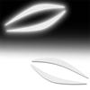 Reflective Waterproof Headlight Eyebrow Stickers - Creative Car Decoration