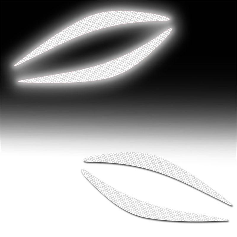 Reflective Waterproof Headlight Eyebrow Stickers - Creative Car Decoration