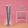 Individually Wrapped Black Plastic Straws